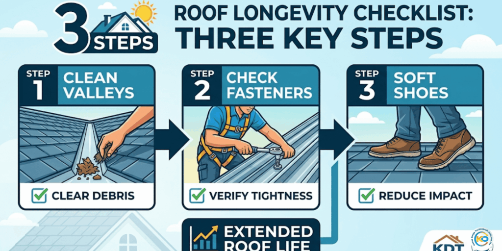 Maintenance 101: How to Protect Your KD Roof for 30+ Years